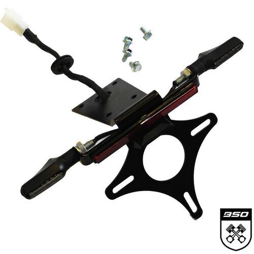 BSO Kennzeichenhalter/trger Alu extraleicht mit Blinker - KTM 790 / 890 Duke R