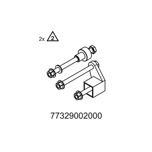 Halter und Aufnahme f�r Montagebock