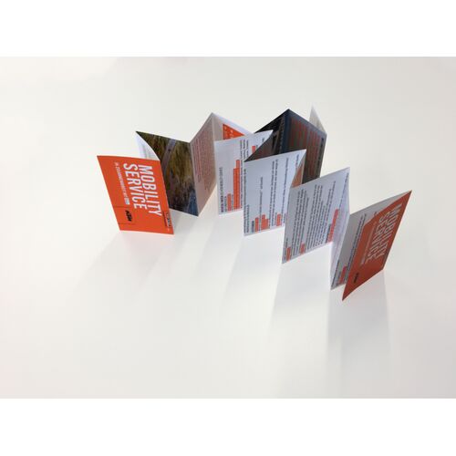 Mobility Service Leporello Folder Franz�sisch (Belgien)