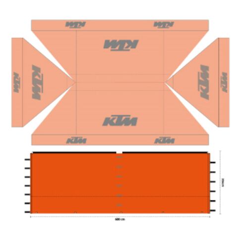 Tent Side Wall 6 x 3 m