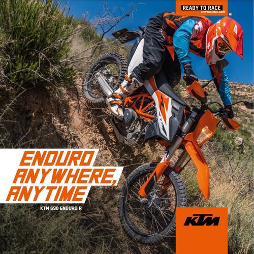 690 Enduro R Folderposter 2019 Italienisch