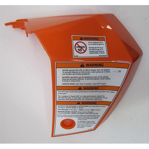 KOTFL�GEL VORNE RECHTS ORANGE