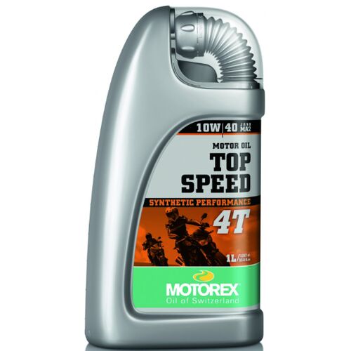 MOTOREX Motorl 4-Takt, 10W/40, Top Speed Synthetic Performance SAE, teilsynthetisch, 1 l