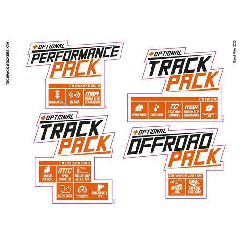 Tech Pack POS Sticker Set