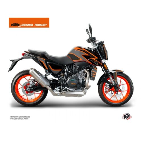 Dekor Aufkleber Kit - Storm Black Orange Matt KTM 690...