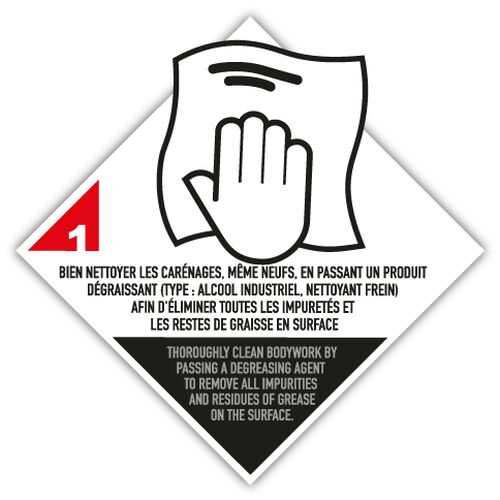 Dekor Aufkleber Kit - Storm Black Orange Matt KTM 690 Duke/R 08-11