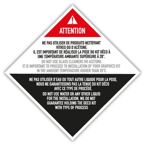 Dekor Aufkleber Kit - Raster Black Orange Matt KTM 1290 Super Adventure S 17-