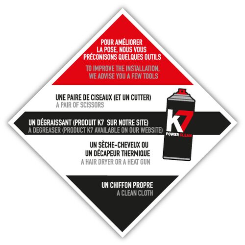 Dekor Aufkleber Kit - Raster Black Orange Matt KTM 1290 Super Adventure S 17-