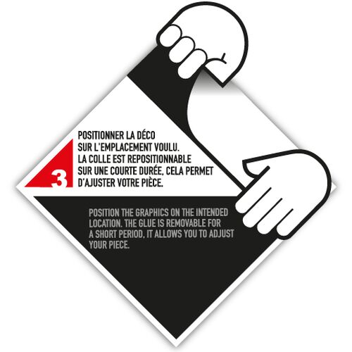 Dekor Aufkleber Kit - Raster Black Orange Matt KTM 1290 Super Adventure S 17-