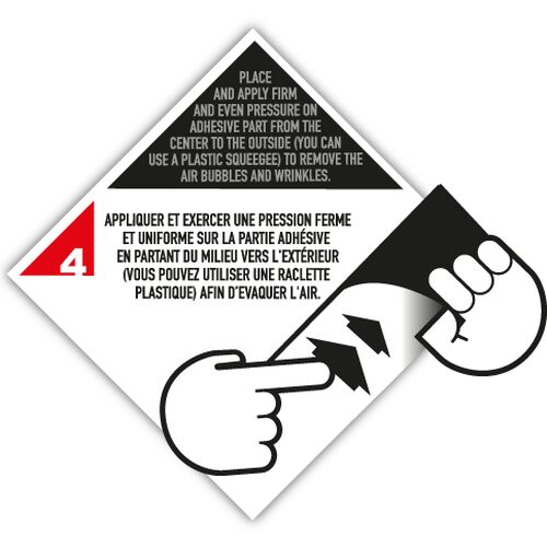 Dekor Aufkleber Kit - Raster Black Orange Matt KTM 1290 Super Adventure S 17-