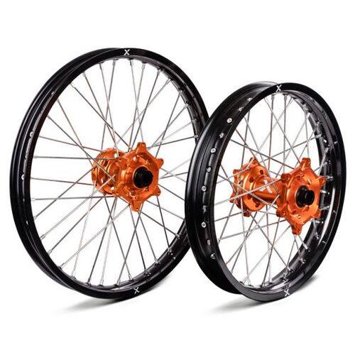 X-GRIP Felgen-Set schwarz-orange, V1