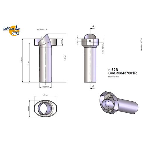 LeoVince DB Killer NR 52B SBK