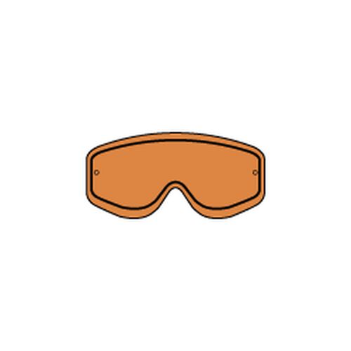 Racing Goggles Double Lens orange