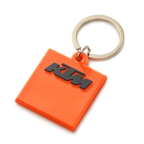Logo Rubber Schl�sselring - Orange