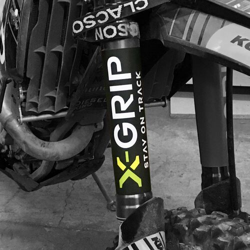 X-GRIP Gabel-Sticker Set, schwarz/grün
