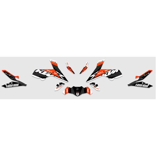 BSO Dekor Aufkleber Kit - KTM 125 Duke ab 2017
