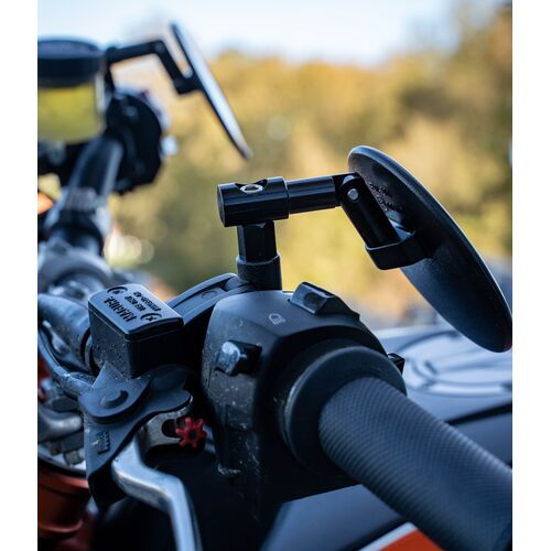 Superbike Spiegelset (verstellbar) inkl. Spiegelaufnahmen-Adapter-Set
