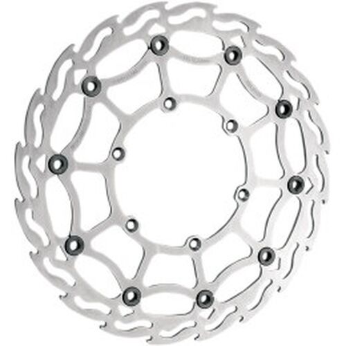 MOTO-MASTER - FLAME Floating Alu Offset Disc 320mm front left