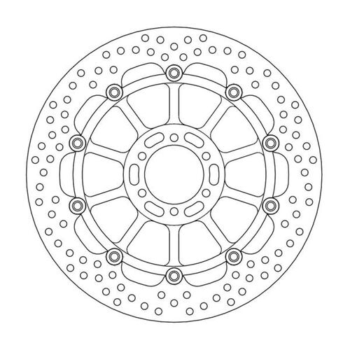MOTO-MASTER - HALO Floating Alu Offset Disc 320mm front...
