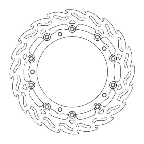 MOTO-MASTER - FLAME Floating Alu Disc 320mm front right