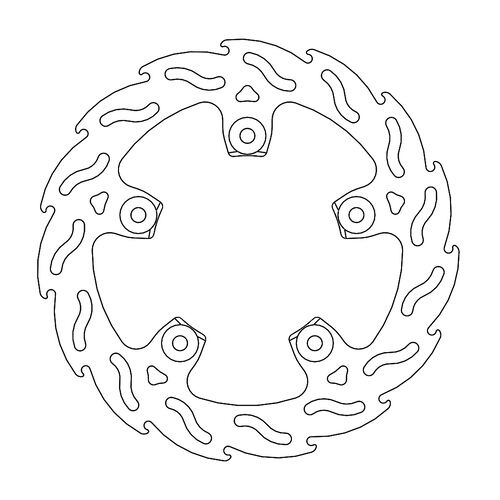 MOTO-MASTER - FLAME Fixed Disc 240mm rear