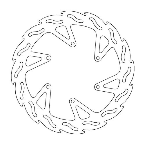 MOTO-MASTER - FLAME Fixed Disc 267mm rear