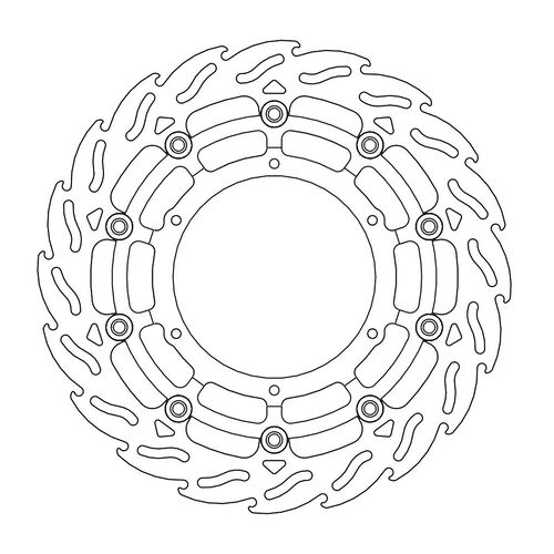 MOTO-MASTER - FLAME Floating Alu Disc 320mm front left