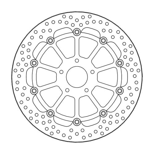 MOTO-MASTER - HALO Floating Alu Disc 320mm front left/right