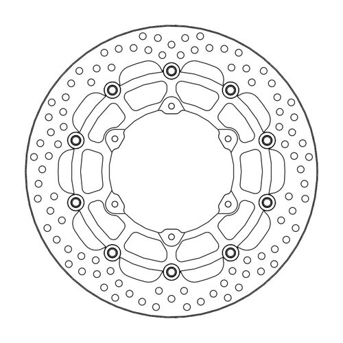 MOTO-MASTER - HALO Floating Alu Disc 320mm front left