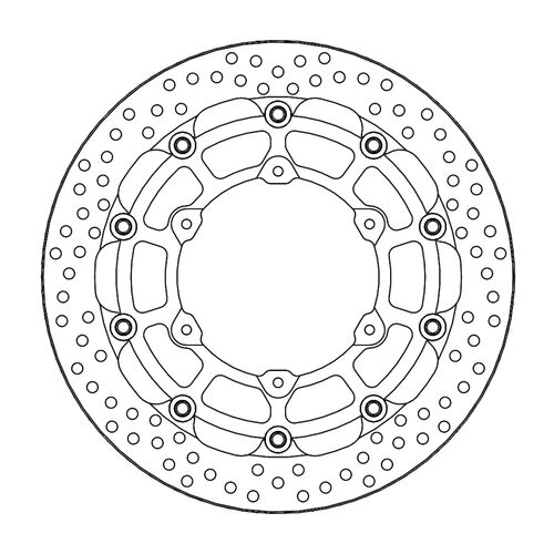 MOTO-MASTER - HALO Floating Alu Disc 320mm front left