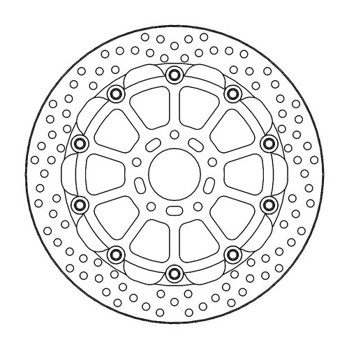 MOTO-MASTER - FLAME Floating Alu Disc 300mm front left/right