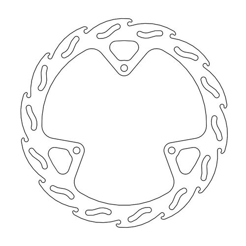 MOTO-MASTER - FLAME Fixed Disc 198mm front