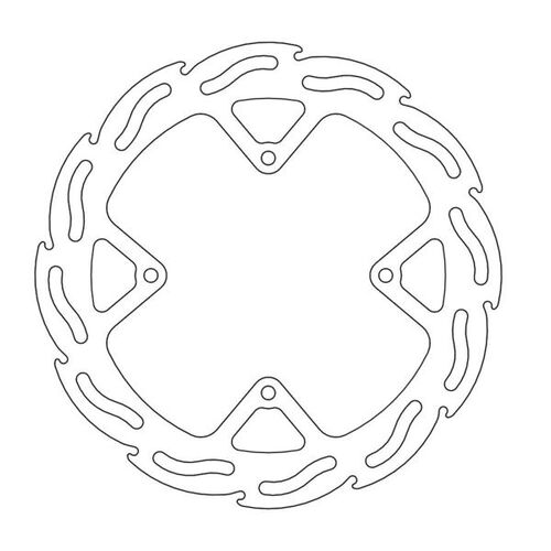 MOTO-MASTER - FLAME Fixed Disc 218mm front