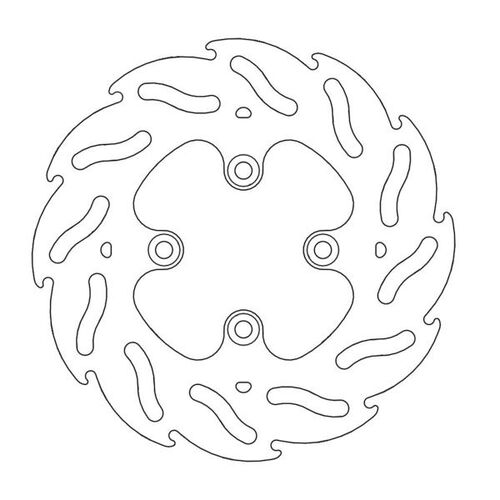 MOTO-MASTER - FLAME Fixed Disc 160mm rear