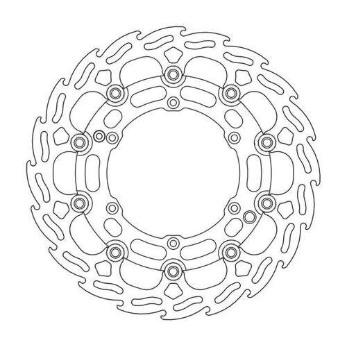 MOTO-MASTER - FLAME Floating Alu Disc 298mm front