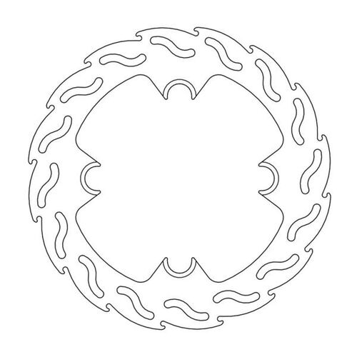 MOTO-MASTER - FLAME Fixed Disc 240mm rear