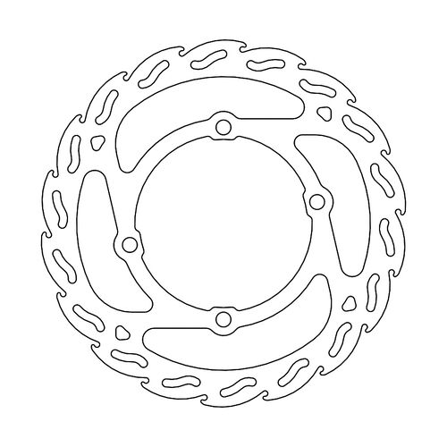MOTO-MASTER - FLAME Fixed Disc 160mm front/rear