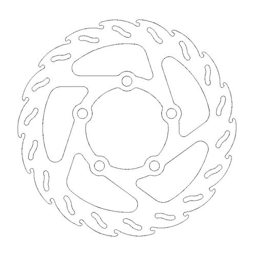 MOTO-MASTER - FLAME Fixed Disc 140mm rear