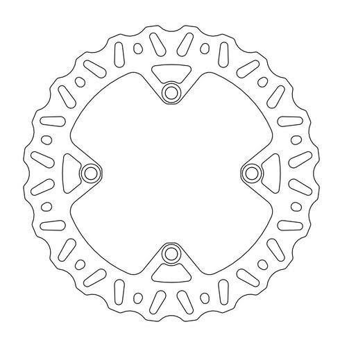 MOTO-MASTER - NITRO Fixed Disc 240mm rear