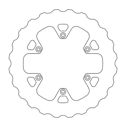 MOTO-MASTER - NITRO MUD Fixed Disc 240mm rear