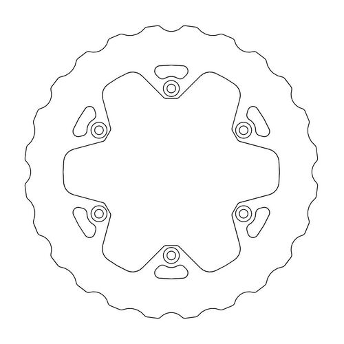 MOTO-MASTER - NITRO MUD Fixed Disc 220mm rear