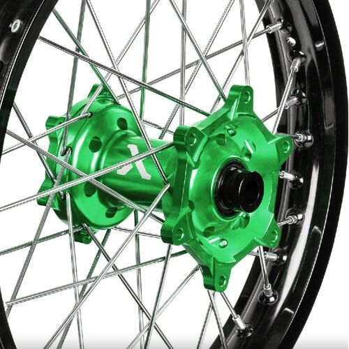 X-GRIP einzelne Felge schwarz-gr�n, V1