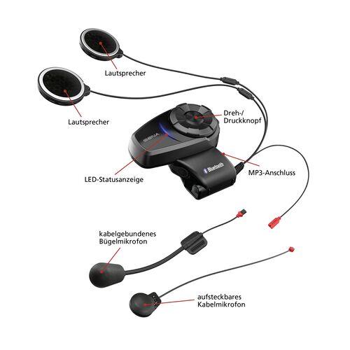 SENA 10S - Bluetooth Kommunikationssystem f�r Motorr�der