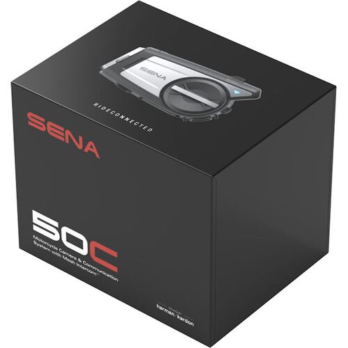 SENA 50C (Sound by Harman Kardon) - Bluetooth Kamera und Kommunikationssystem f�r Motorr�der