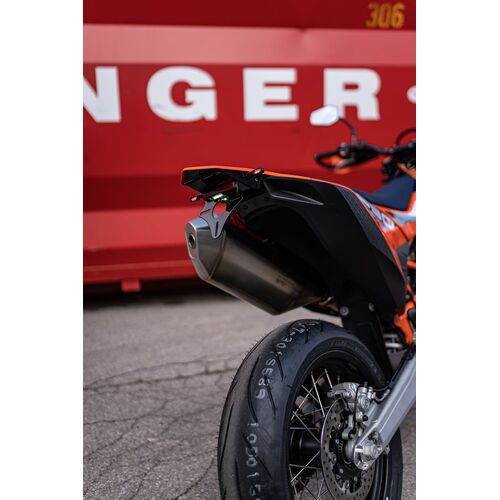 BSO Kennzeichenhalter/trger Alu extraleicht mit Blinker - KTM 690 SMC R & Enduro R / GasGas 700 SM & ES