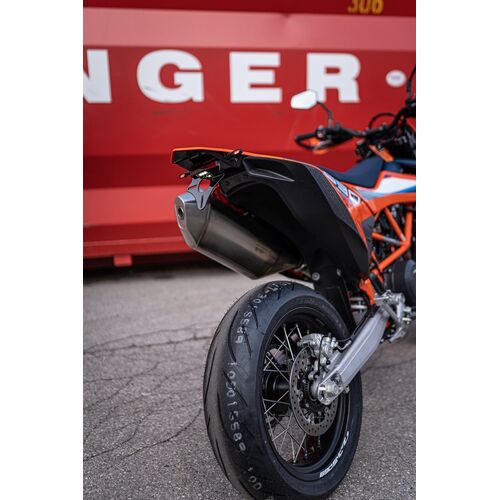 BSO Kennzeichenhalter/trger Alu extraleicht mit Blinker - KTM 690 SMC R & Enduro R / GasGas 700 SM & ES