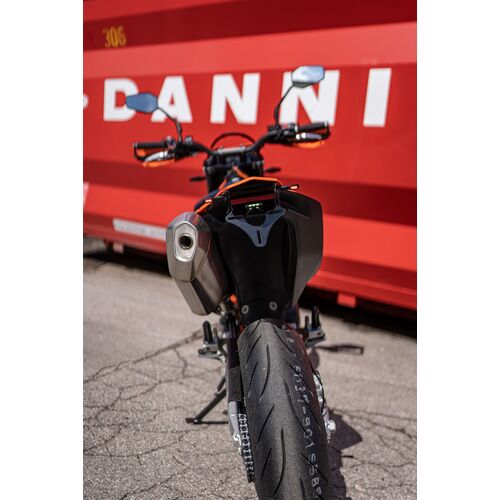 BSO Kennzeichenhalter/trger Alu extraleicht mit Blinker - KTM 690 SMC R & Enduro R / GasGas 700 SM & ES