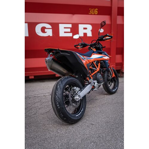 BSO Kennzeichenhalter/trger Alu extraleicht mit Blinker - KTM 690 SMC R & Enduro R / GasGas 700 SM & ES