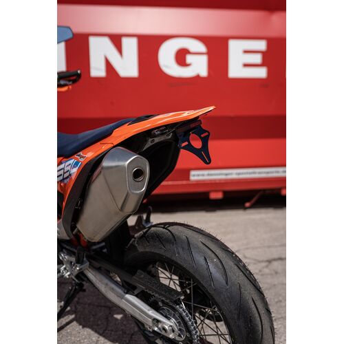 BSO Kennzeichenhalter/trger Alu extraleicht mit Blinker - KTM 690 SMC R & Enduro R / GasGas 700 SM & ES