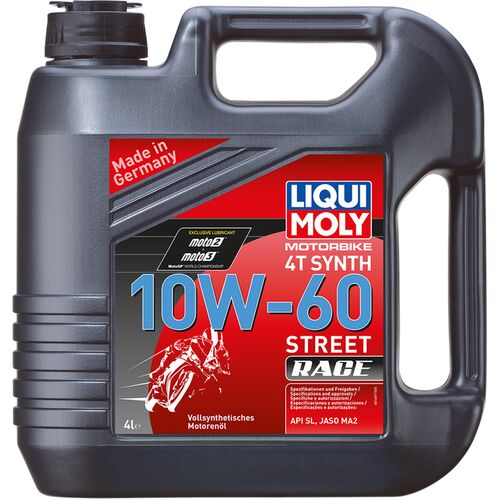 LIQUI MOLY 4T 10W-60 Stra�en Race Motor�l 4L